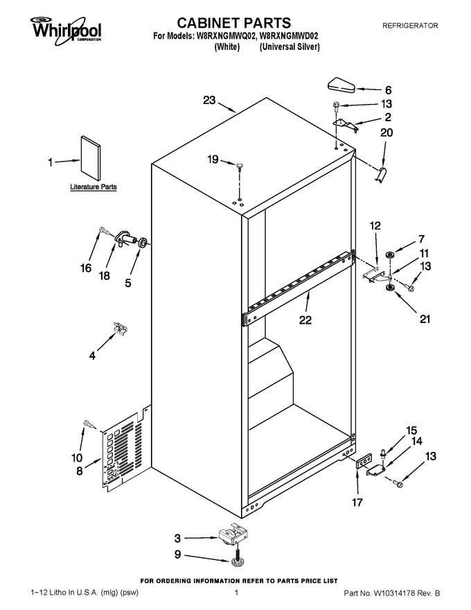 Diagram for W8RXNGMWQ02