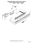 Diagram for 02 - Control Panel And Latch Parts