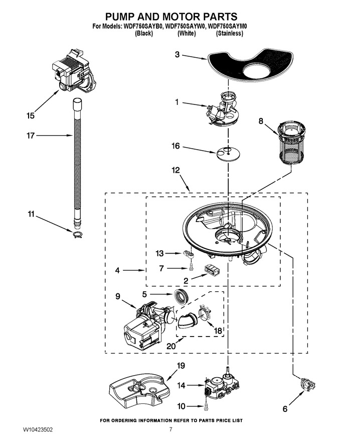 Diagram for WDF750SAYB0
