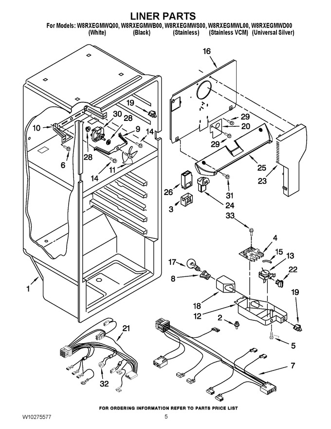Diagram for W8RXEGMWB00