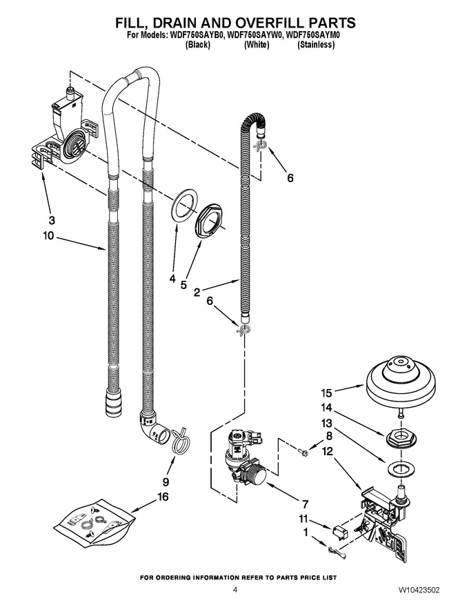 Diagram for WDF750SAYB0