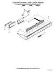 Diagram for 02 - Control Panel And Latch Parts