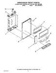 Diagram for 08 - Dispenser Front Parts