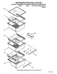 Diagram for 03 - Refrigerator Shelf Parts