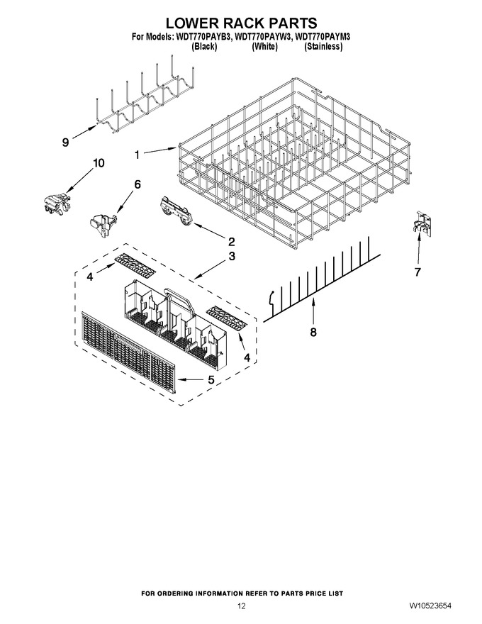 Diagram for WDT770PAYB3