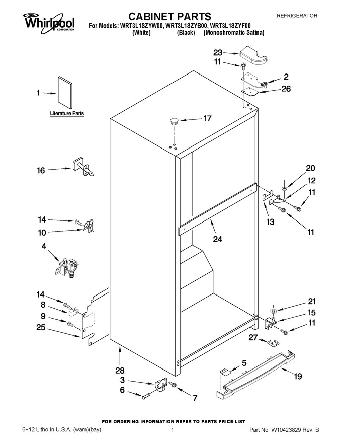 Diagram for WRT3L1SZYW00