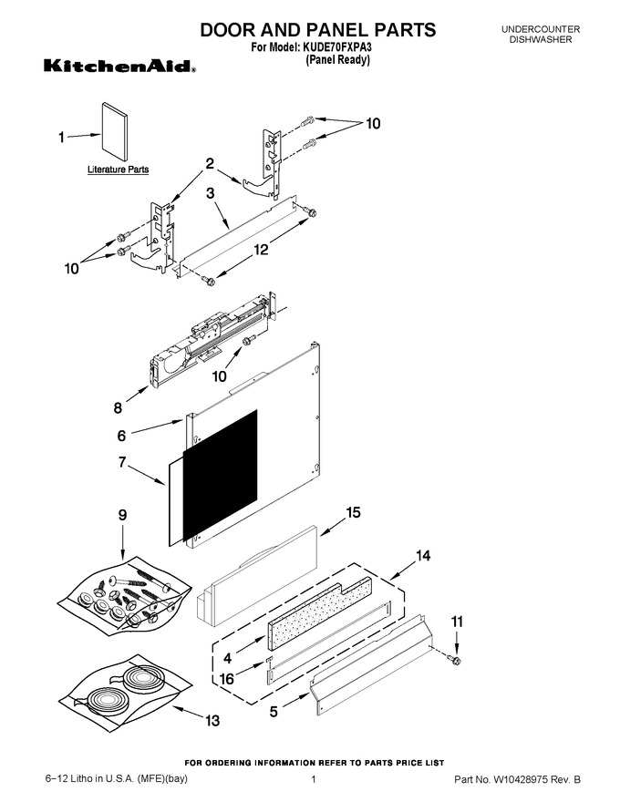Diagram for KUDE70FXPA3