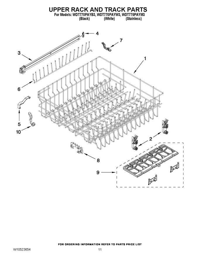 Diagram for WDT770PAYB3