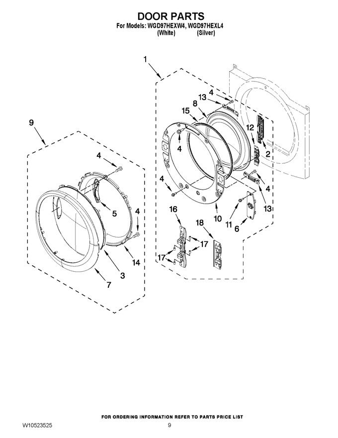 Diagram for WGD97HEXW4