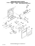 Diagram for 08 - Dispenser Front Parts