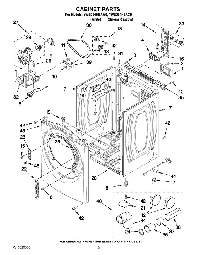 Diagram for YWED94HEAW0