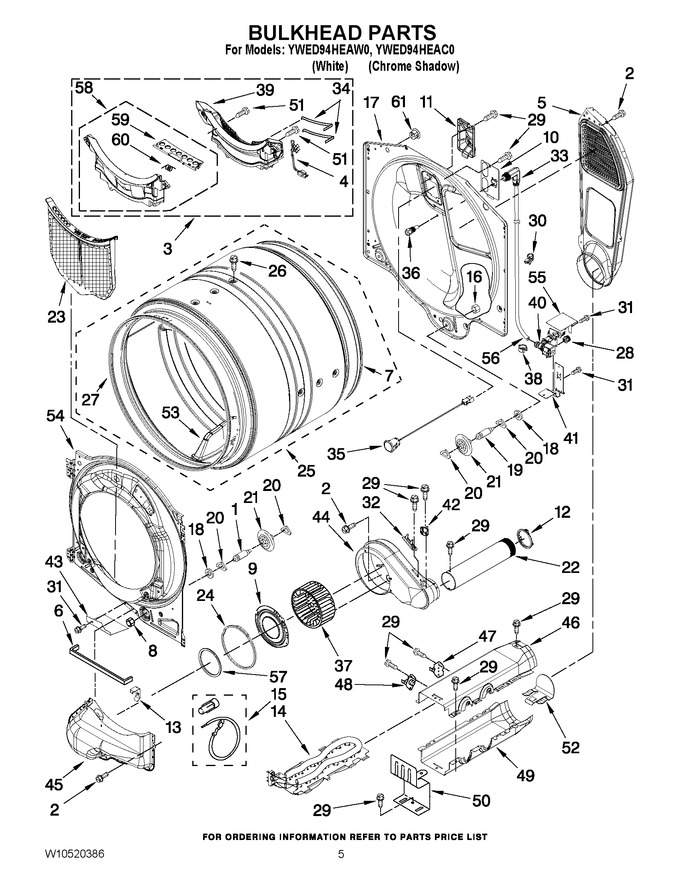 Diagram for YWED94HEAW0