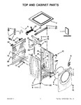 Diagram for 01 - Top And Cabinet Parts