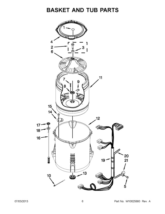 Diagram for WTW5840BC0