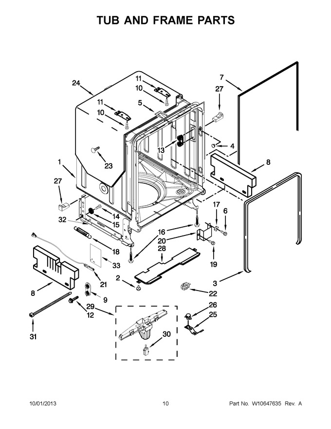 Diagram for KUDS30FXBLA