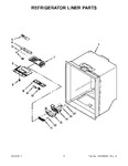 Diagram for 05 - Refrigerator Liner Parts