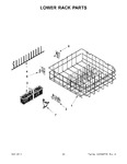 Diagram for 11 - Lower Rack Parts
