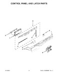 Diagram for 03 - Control Panel And Latch Parts