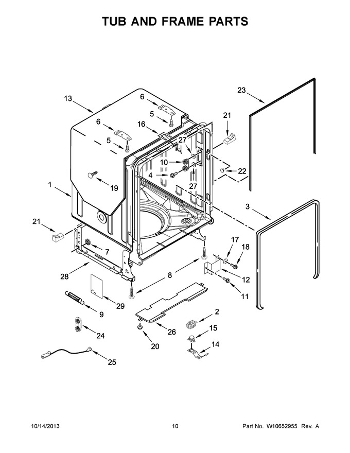 Diagram for WDT790SLYM3