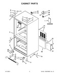 Diagram for 02 - Cabinet Parts