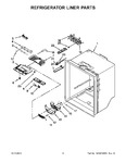 Diagram for 05 - Refrigerator Liner Parts