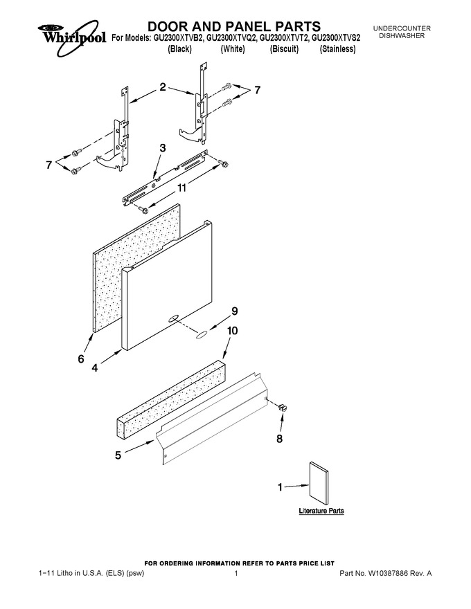 Diagram for GU2300XTVT2