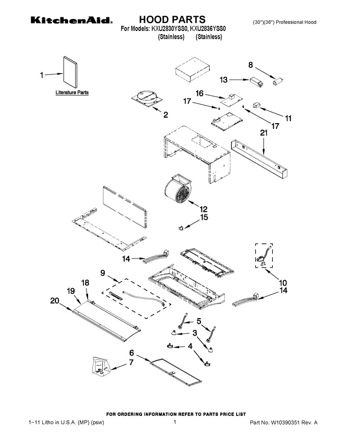 Diagram for KXU2836YSS0