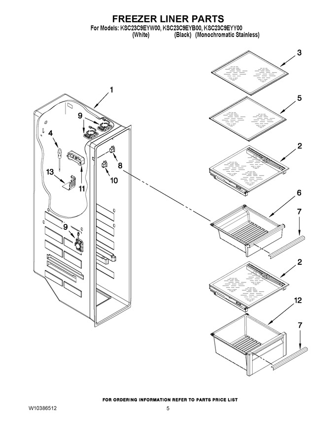 Diagram for KSC23C9EYY00