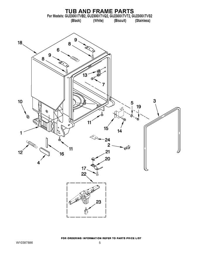 Diagram for GU2300XTVT2