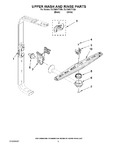 Diagram for 07 - Upper Wash And Rinse Parts