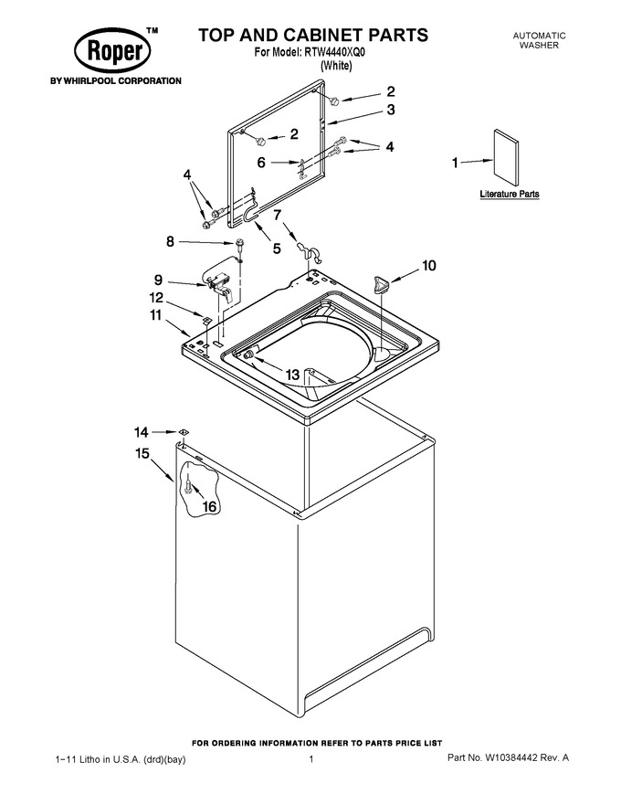 Diagram for RTW4440XQ0