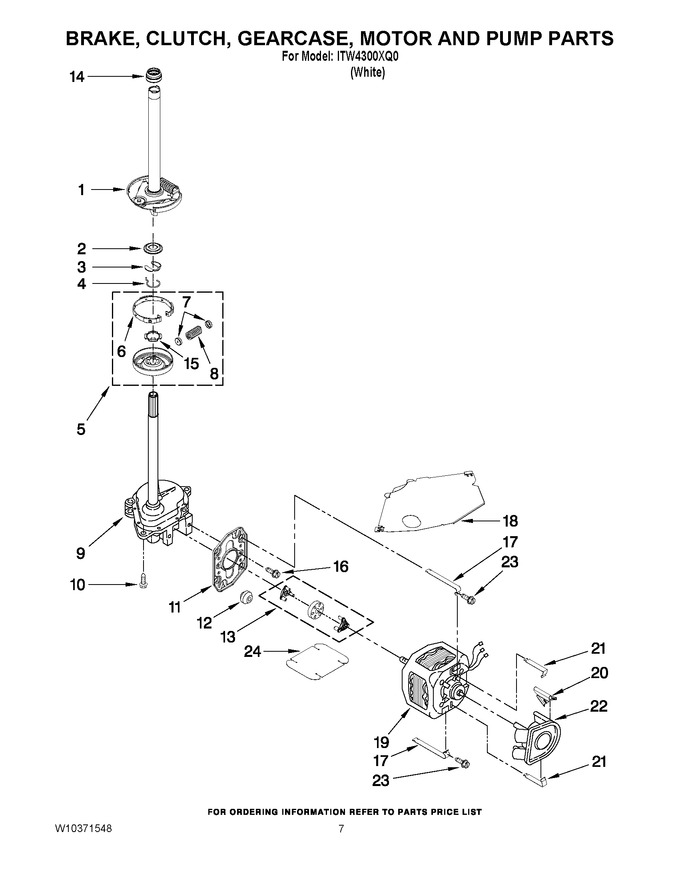 Diagram for ITW4300XQ0