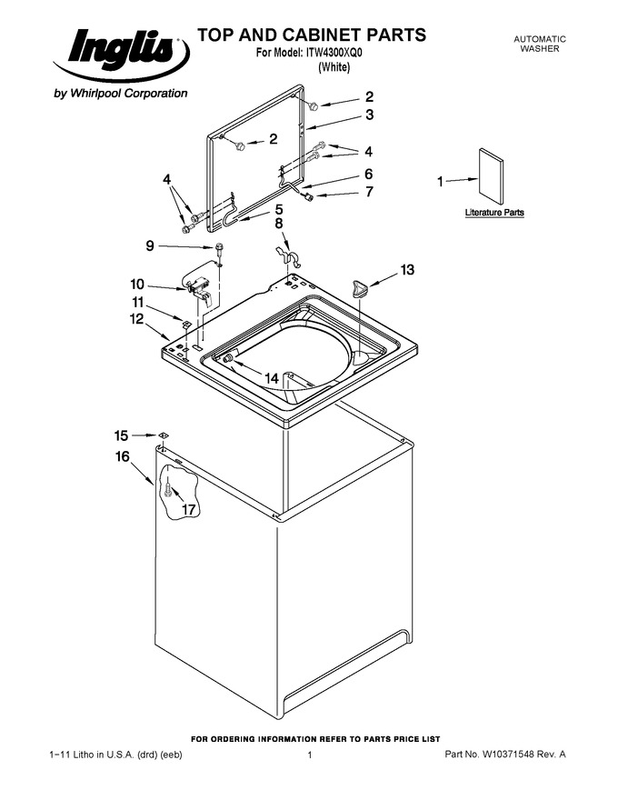 Diagram for ITW4300XQ0
