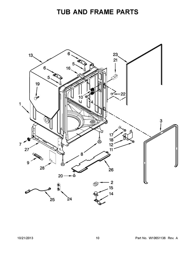 Diagram for WDT790SAYM3