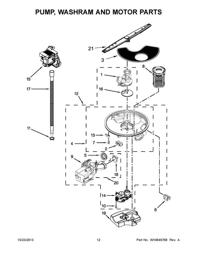 Diagram for WDF775SAYW3