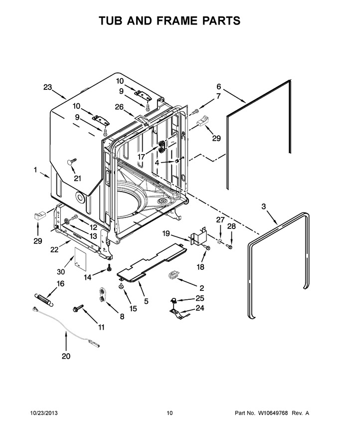 Diagram for WDF775SAYB3