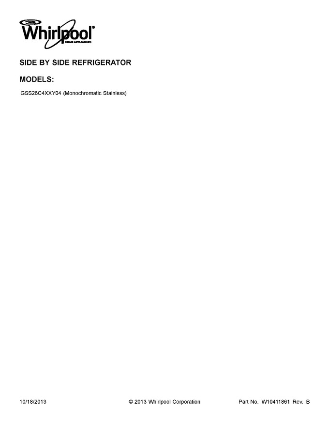 Diagram for GSS26C4XXY04