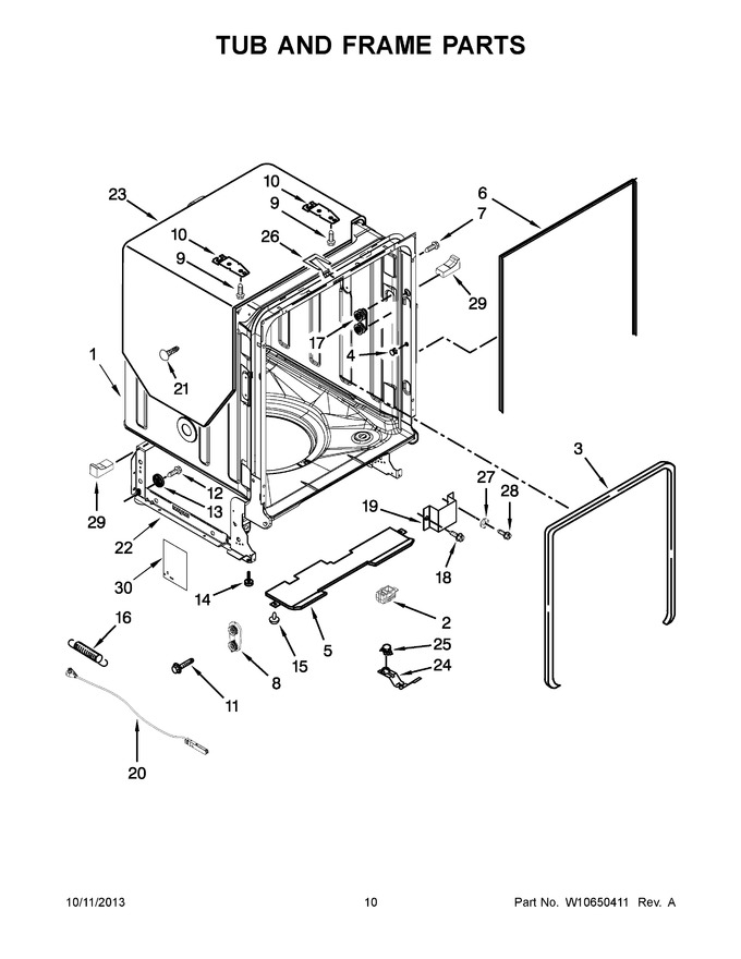 Diagram for WDF780SLYM3