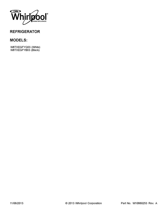 Diagram for W8TXEGFYB03