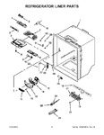 Diagram for 04 - Refrigerator Liner Parts