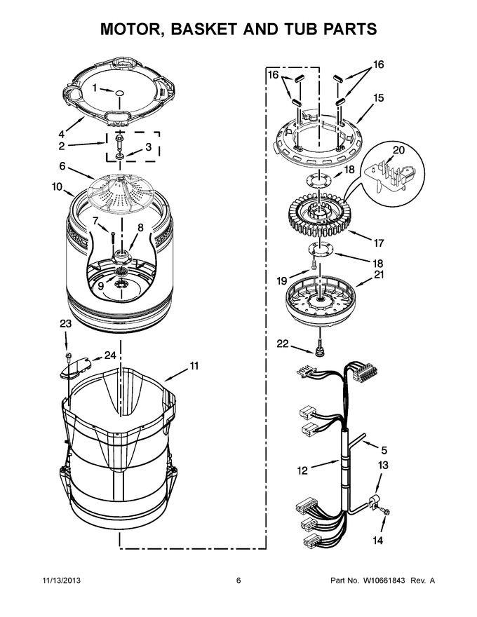 Diagram for WTW8500BR0