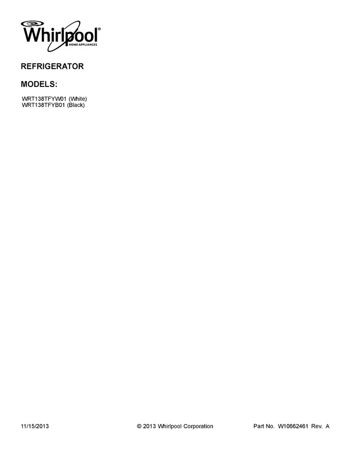 Diagram for WRT138TFYB01