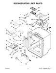 Diagram for 04 - Refrigerator Liner Parts