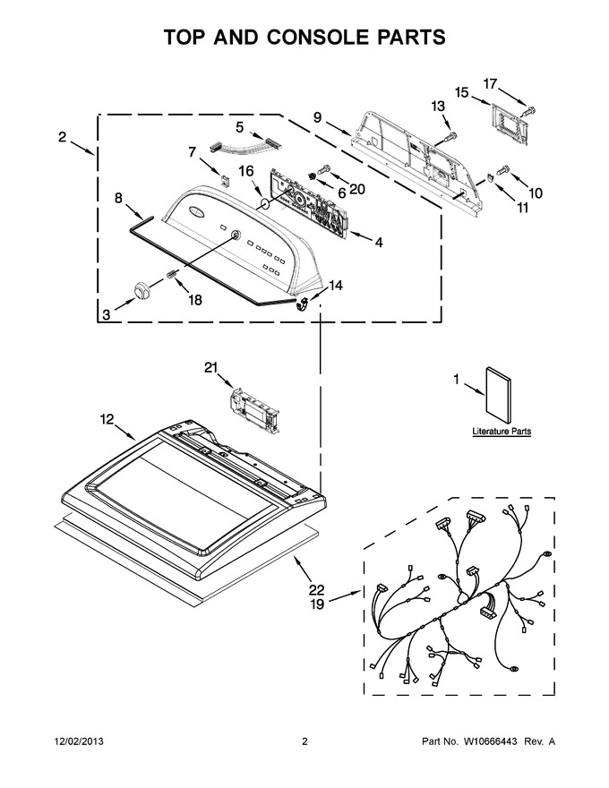 Diagram for WED5810BW0