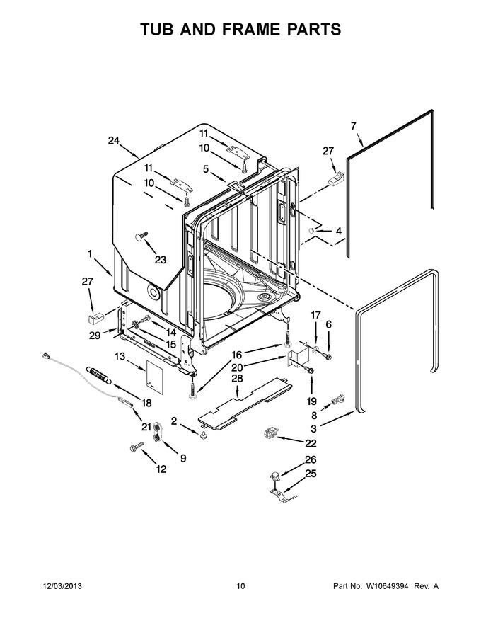 Diagram for KDFE304DWH0