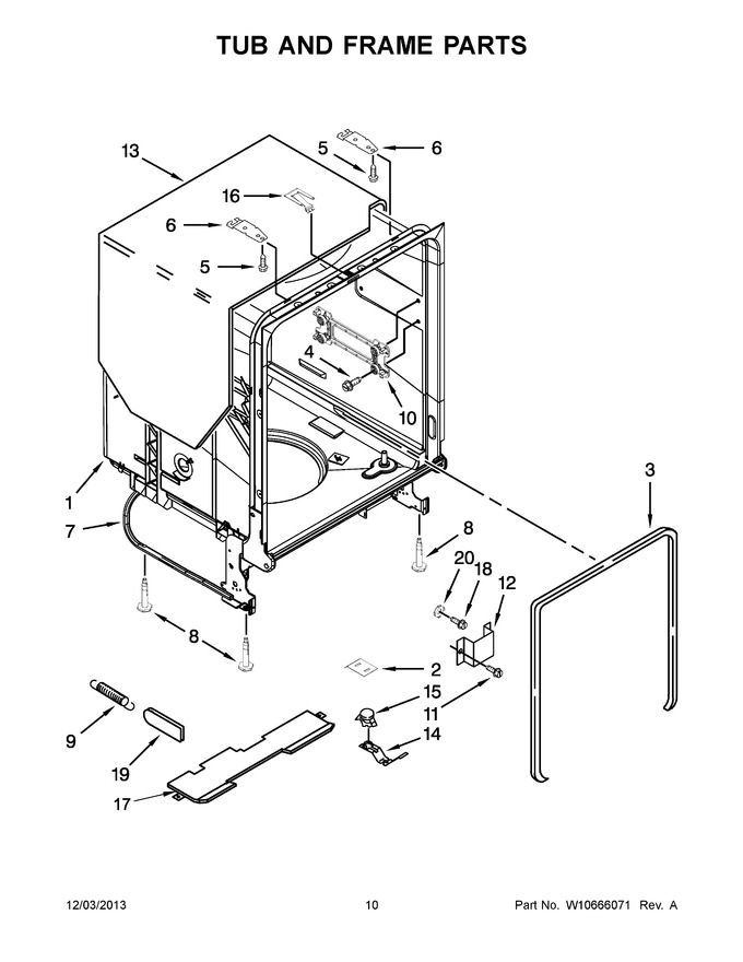 Diagram for WDF530PSYW7