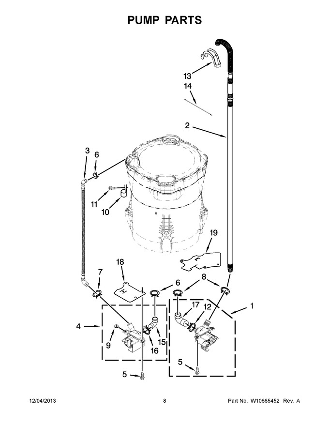 Diagram for WTW8540BW1