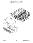 Diagram for 11 - Lower Rack Parts
