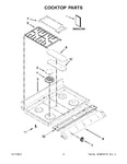 Diagram for 02 - Cooktop Parts