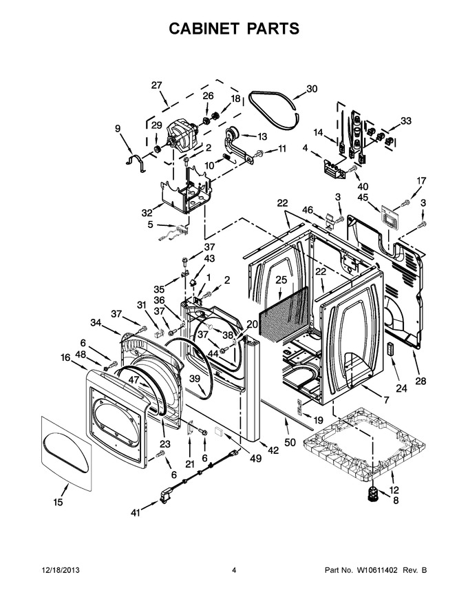 Diagram for WED8500BW0